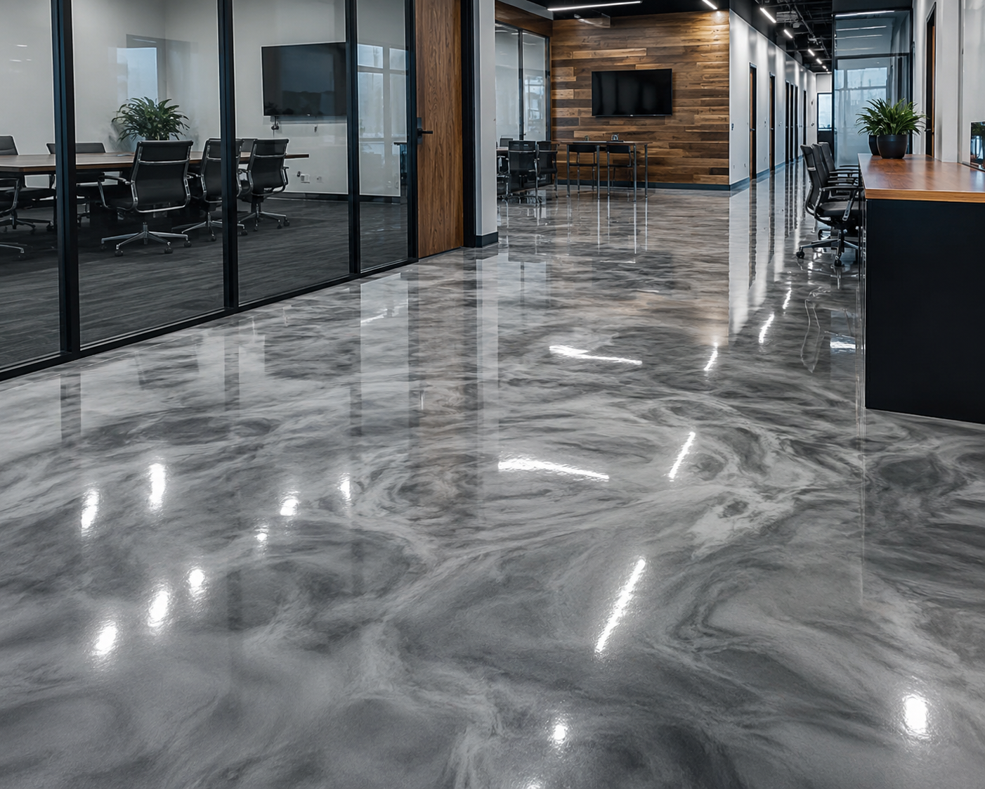 Gallery commercial epoxy flooring